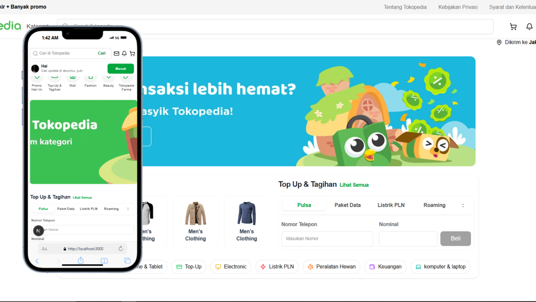 Tokopedia Clone